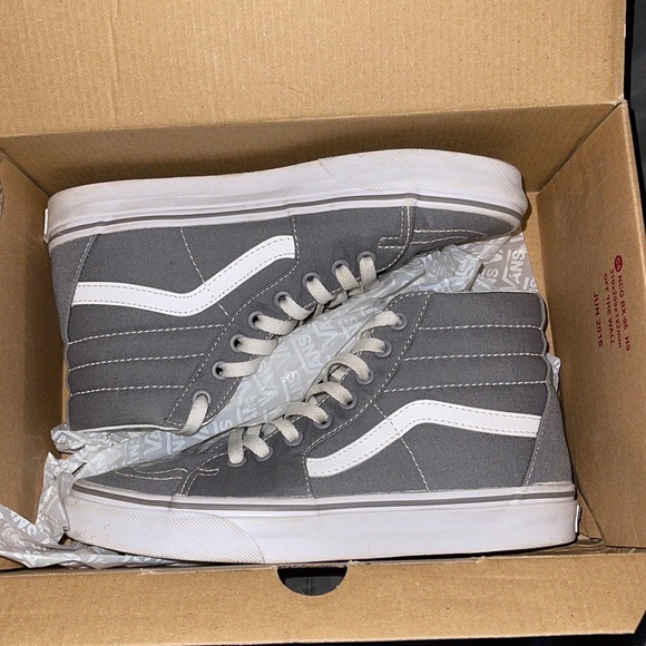 Vans Shoes - Grey High Top Vans